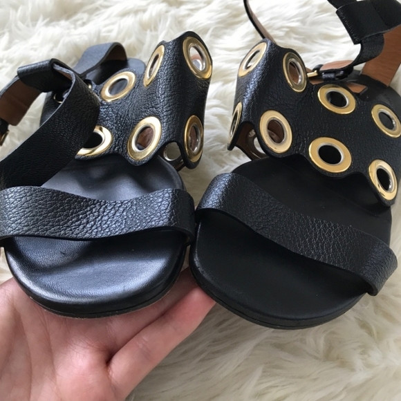 Chloe black leather sandal - Picture 4 of 8